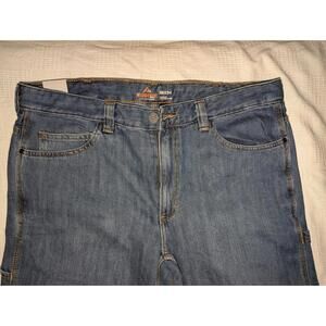 Ridgecut Toughwear Ultra Tough Utility Jeans Size 38×34 NWT
